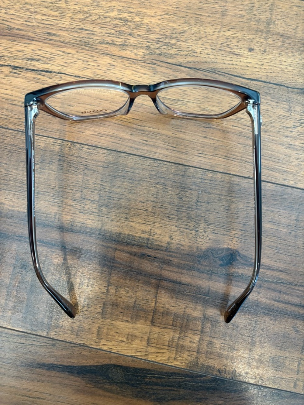 COACH HC6226U EYEGLASSES Transparent Brown/Gray NWOT - Picture 7 of 10